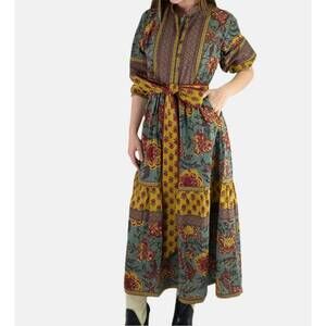 NEW FARYLINA brynn maxi dress in multi